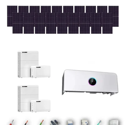 [TRINA630-RANGE-20260924] Kit Solar Autoconsumo GoodWe Trina Solar 630Wp N-Type Bifacial ESA ETA 10 kW 2 Baterías GoodWe Lynx D G2 8,3 kWh 16.64 kWh Trifásico 19 Paneles - CuencaSolar