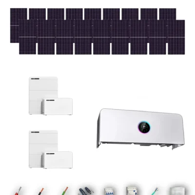 [TRINA630-RANGE-20260924] Kit Solar Autoconsumo GoodWe Trina Solar 630Wp N-Type Bifacial ESA ETA 10 kW 2 Baterías GoodWe Lynx D G2 5,1 kWh 10.24 kWh Trifásico 18 Paneles - CuencaSolar