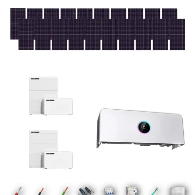[TRINA630-RANGE-20260924] Kit Solar Autoconsumo GoodWe Trina Solar 630Wp N-Type Bifacial ESA ETA 10 kW 2 Baterías GoodWe Lynx D G2 5,1 kWh 10.24 kWh Trifásico 20 Paneles - CuencaSolar