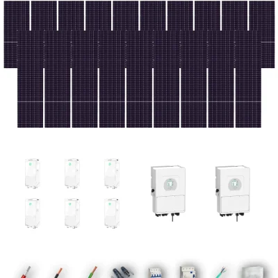 [TRINA630-RANGE-20260924] Kit Solar Trifásico Aislada Deye 40kW Trina Solar 630Wp 6xBatería Dyness 16kWh 56 Paneles - CuencaSolar