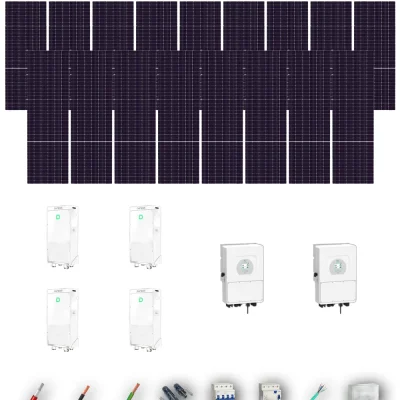 [TRINA630-RANGE-20260924] Kit Solar Trifásico Aislada Deye 30kW Trina Solar 630Wp 4xBatería Dyness 16kWh 42 Paneles - CuencaSolar