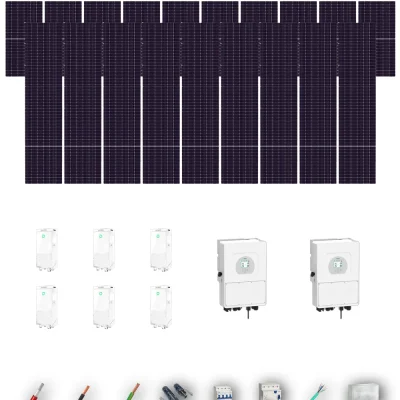 [TRINA630-RANGE-20260924] Kit Solar Trifásico Aislada Deye 40kW Trina Solar 630Wp 6xBatería Dyness 16kWh 55 Paneles - CuencaSolar