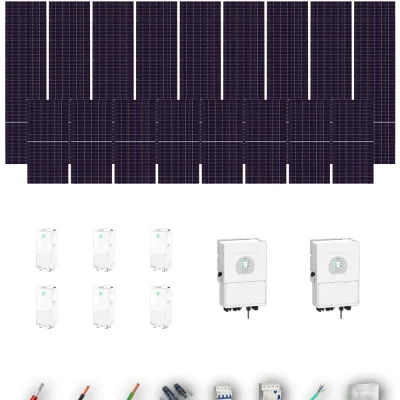 [TRINA630-RANGE-20260924] Kit Solar Trifásico Aislada Deye 40kW Trina Solar 630Wp 6xBatería Dyness 16kWh 53 Paneles - CuencaSolar