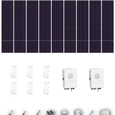 [TRINA630-RANGE-20260924] Kit Solar Trifásico Aislada Deye 40kW Trina Solar 630Wp 6xBatería Dyness 16kWh 54 Paneles - CuencaSolar