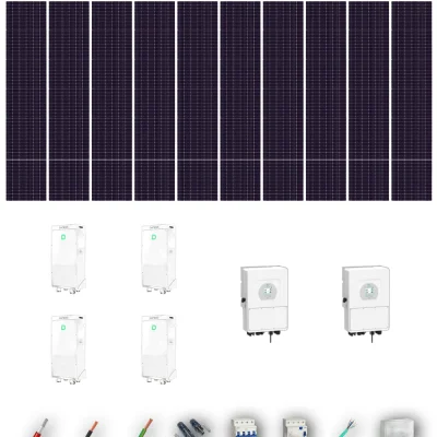 [TRINA630-RANGE-20260924] Kit Solar Trifásico Autoconsumo Deye 30kW Trina Solar 630Wp 4xBatería Dyness 16kWh 50 Paneles - CuencaSolar