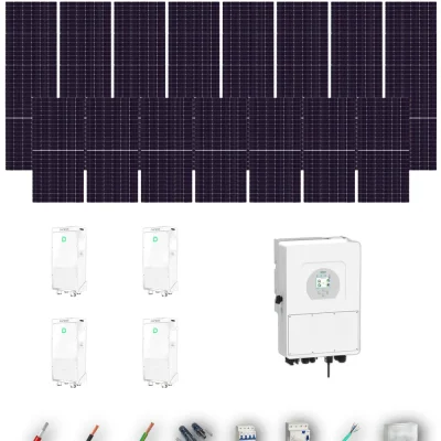 [TRINA630-RANGE-20260924] Kit Solar Trifásico Autoconsumo Deye 20kW Trina Solar 630Wp 4xBatería Dyness 16kWh 31 Paneles - CuencaSolar