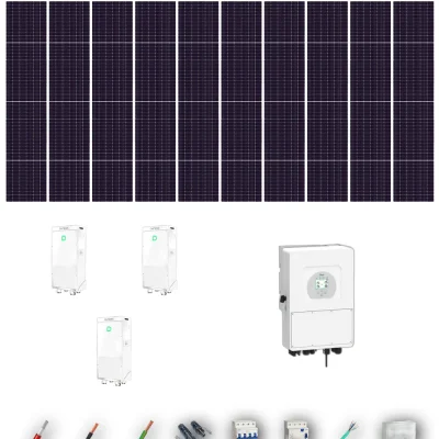 [TRINA630-RANGE-20260924] Kit Solar Trifásico Autoconsumo Deye 15kW Trina Solar 630Wp 3xBatería Dyness 16kWh 30 Paneles - CuencaSolar