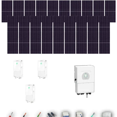 [TRINA630-RANGE-20260924] Kit Solar Trifásico Autoconsumo Deye 15kW Trina Solar 630Wp 3xBatería Dyness 16kWh 28 Paneles - CuencaSolar