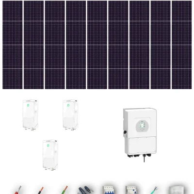 [TRINA630-RANGE-20260924] Kit Solar Trifásico Autoconsumo Deye 15kW Trina Solar 630Wp 3xBatería Dyness 16kWh 27 Paneles - CuencaSolar