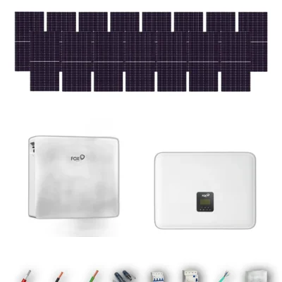 [TRINA630-RANGE-20260924] [Trina Solar 630Wp] Kit Solar Trifasico Autoconsumo FOX 8kW Trina Solar 630Wp 1 Bateria FOX 12kWh 15 Paneles - CuencaSolar