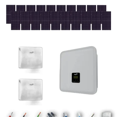 [TRINA630-RANGE-20260924] [Trina Solar 630Wp] Kit Solar Autoconsumo FOX 10kW Trina Solar 630Wp 2 Baterias FOX 24kWh 20 Paneles - CuencaSolar