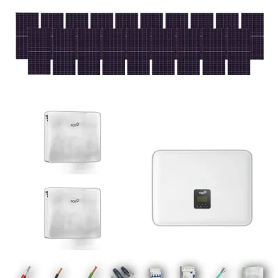 [TRINA630-RANGE-20260924] [Trina Solar 630Wp] Kit Solar Trifasico Autoconsumo FOX 10kW Trina Solar 630Wp 2 Baterias FOX 23,04kWh 19 Paneles - CuencaSolar
