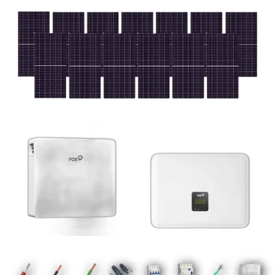 [TRINA630-RANGE-20260924] [Trina Solar 630Wp] Kit Solar Trifasico Autoconsumo FOX 8kW Trina Solar 630Wp 1 Bateria FOX 12kWh 13 Paneles - CuencaSolar