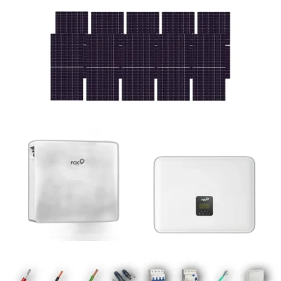 [TRINA630-RANGE-20260924] [Trina Solar 630Wp] Kit Solar Trifasico Autoconsumo FOX 6kW Trina Solar 630Wp 1 Bateria FOX 12kWh 10 Paneles - CuencaSolar