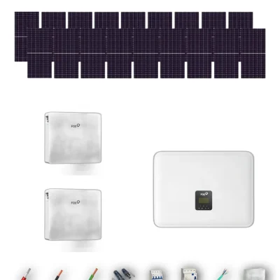 [TRINA630-RANGE-20260924] [Trina Solar 630Wp] Kit Solar Trifasico Autoconsumo FOX 10kW Trina Solar 630Wp 2 Baterias FOX 23,04kWh 18 Paneles - CuencaSolar