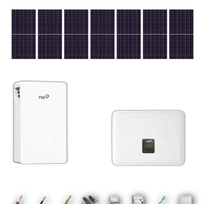 [TRINA630-RANGE-20260924] [Trina Solar 630Wp] Kit Solar Trifasico Autoconsumo FOX-ESS 5kW Trina Solar 630Wp 1 Bateria FOX-ESS 5,76kWh 7 Paneles - CuencaSolar