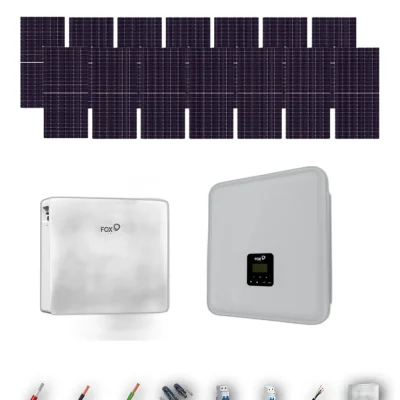 [TRINA630-RANGE-20260924] [Trina Solar 630Wp] Kit Solar Autoconsumo FOX 8kW Trina Solar 630Wp 1 Bateria FOX 12kWh 14 Paneles - CuencaSolar