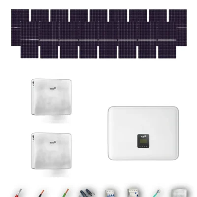 [TRINA630-RANGE-20260924] [Trina Solar 630Wp] Kit Solar Trifasico Autoconsumo FOX-ESS 10kW Trina Solar 630Wp 2 Baterias FOX-ESS 23,0 17 Paneles - CuencaSolar