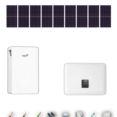 [TRINA630-RANGE-20260924] [Trina Solar 630Wp] Kit Solar Trifasico Autoconsumo FOX 5kW Trina Solar 630Wp 1 Bateria FOX 5,76kWh 9 Paneles - CuencaSolar