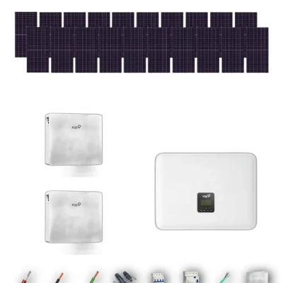 [TRINA630-RANGE-20260924] [Trina Solar 630Wp] Kit Solar Trifasico Autoconsumo FOX 10kW Trina Solar 630Wp 2 Baterias FOX 23,04kWh 20 Paneles - CuencaSolar
