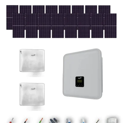[TRINA630-RANGE-20260924] [Trina Solar 630Wp] Kit Solar Autoconsumo FOX 10kW Trina Solar 630Wp N-Type Bifacial 2 Baterias FOX 24kWh 16 Paneles - CuencaSolar