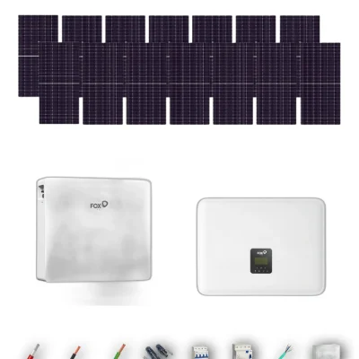 [TRINA630-RANGE-20260924] [Trina Solar 630Wp] Kit Solar Trifasico Autoconsumo FOX 8kW Trina Solar 630Wp 1 Bateria FOX 12kWh 14 Paneles - CuencaSolar